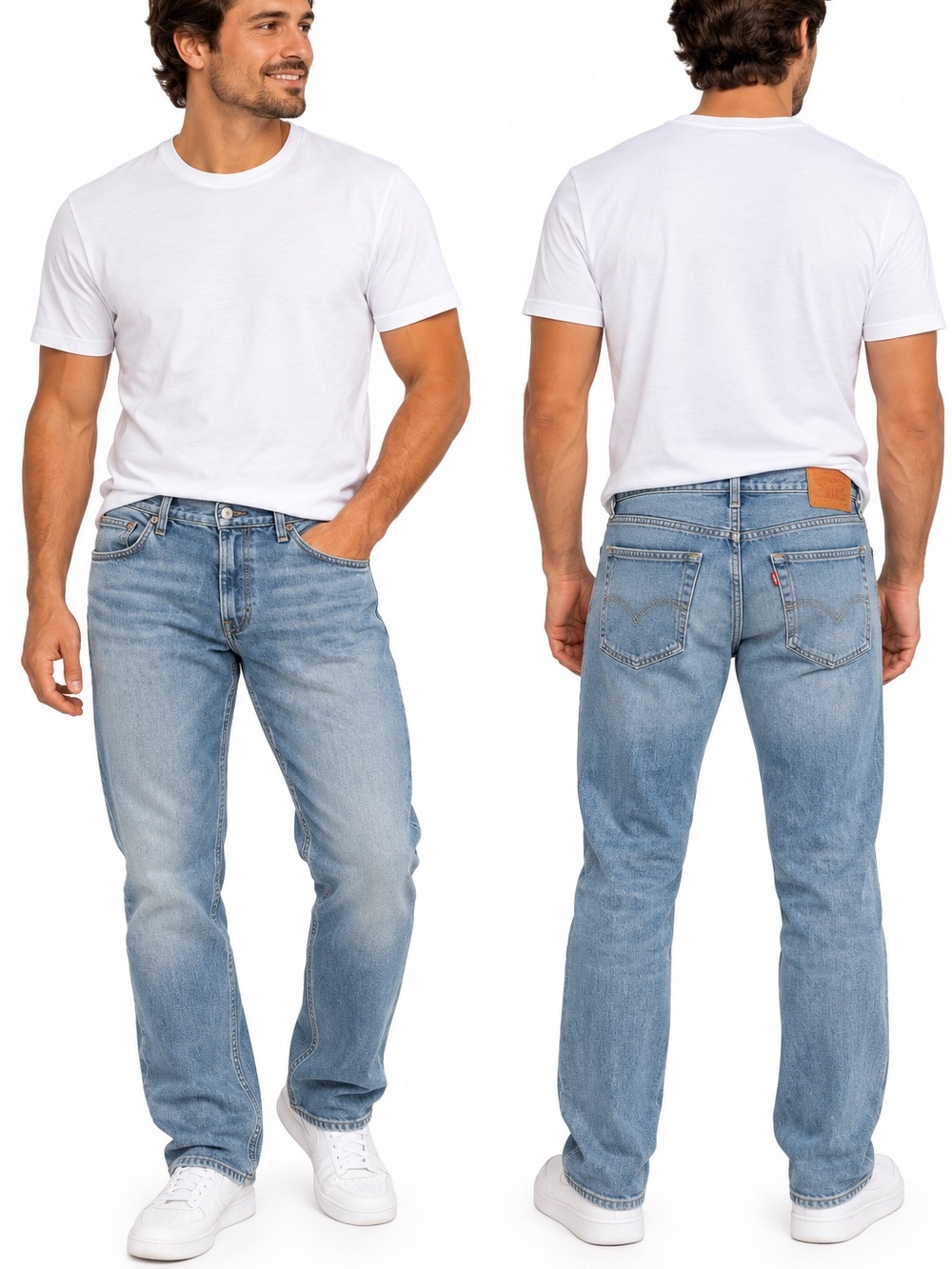 Levi’s 541 Athletic Fit Men’s Jeans 32x30 Light Wash Blue Denim Straight Leg